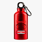 Металлическая бутылка 400 мл UV-DTF