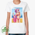 Женская футболка органик