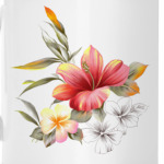 Принт с Цветами