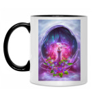 Кружка двухцветная