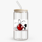 Банка с бамбуковой крышкой