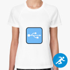 Женская спортивная футболка