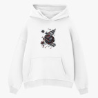 Толстовка худи оверсайз