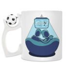 Кружка с футбольным мячиком