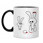 Кружка двухцветная