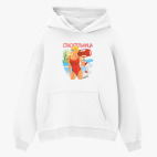 Толстовка худи оверсайз