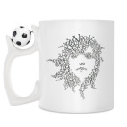 Кружка с футбольным мячиком