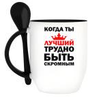 Кружка с ложкой