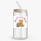 Банка с бамбуковой крышкой