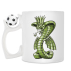 Кружка с футбольным мячиком