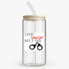 Банка с бамбуковой крышкой