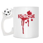 Кружка с футбольным мячиком