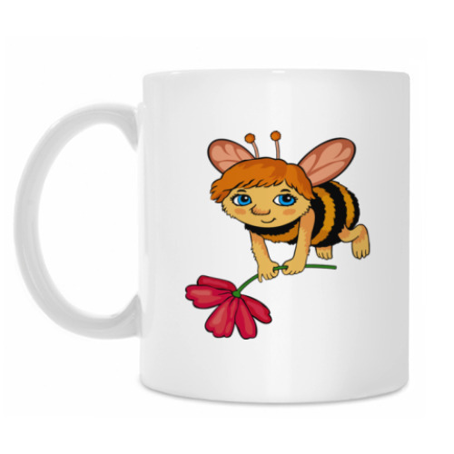 Кружка с принтом Пчёлка