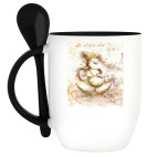 Кружка с ложкой