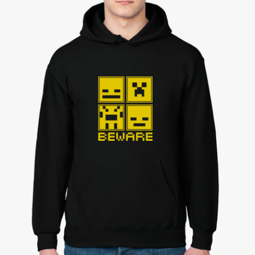 Толстовка худи с принтом Beware