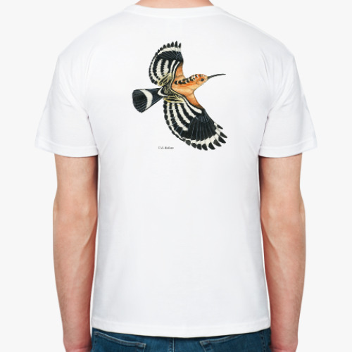 Футболка с принтом Удод