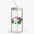 Банка с бамбуковой крышкой