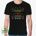 Мужская футболка органик