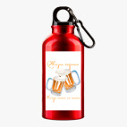 Металлическая бутылка 400 мл UV-DTF