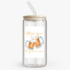 Банка с бамбуковой крышкой