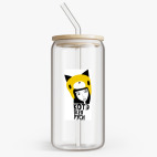 Банка с бамбуковой крышкой