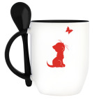 Кружка с ложкой