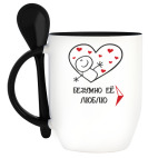 Кружка с ложкой