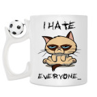 Кружка с футбольным мячиком