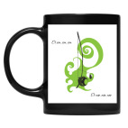 Кружка цветная UV-DTF