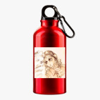 Металлическая бутылка 400 мл UV-DTF