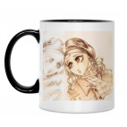 Кружка двухцветная