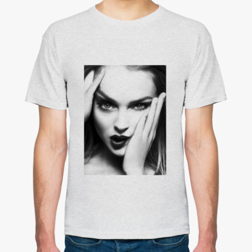 Футболка с принтом Lindsay Lohan