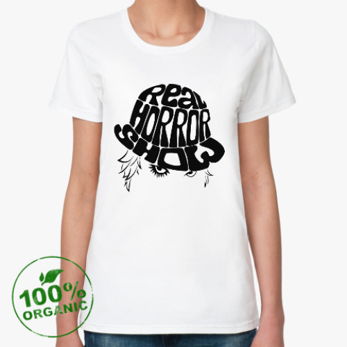 Женская футболка из органик-хлопка с принтом Clockwork