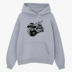 Толстовка худи оверсайз