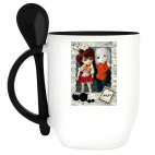 Кружка с ложкой