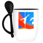 Кружка с ложкой