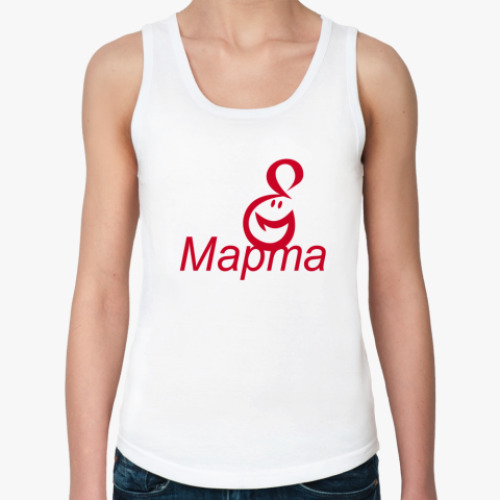 Женская майка с принтом 8 марта