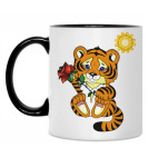 Кружка двухцветная