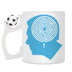 Кружка с футбольным мячиком