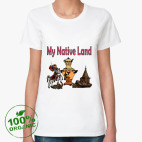 Женская футболка органик