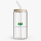 Банка с бамбуковой крышкой