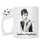 Кружка с футбольным мячиком