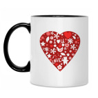 Кружка двухцветная