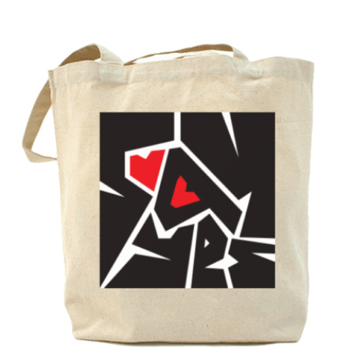 Сумка шоппер с принтом Say Yes