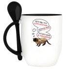 Кружка с ложкой