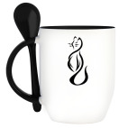 Кружка с ложкой