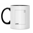 Кружка двухцветная