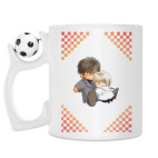 Кружка с футбольным мячиком