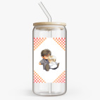 Банка с бамбуковой крышкой