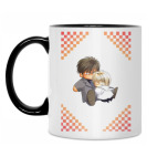 Кружка двухцветная